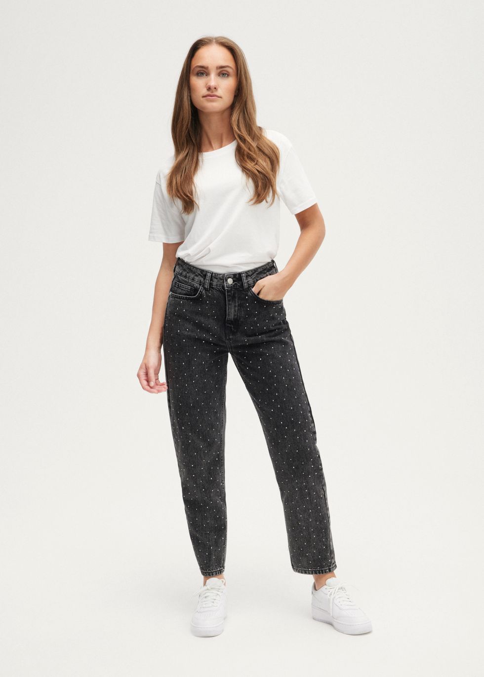 The Sting Webshop Glitter High Jeans