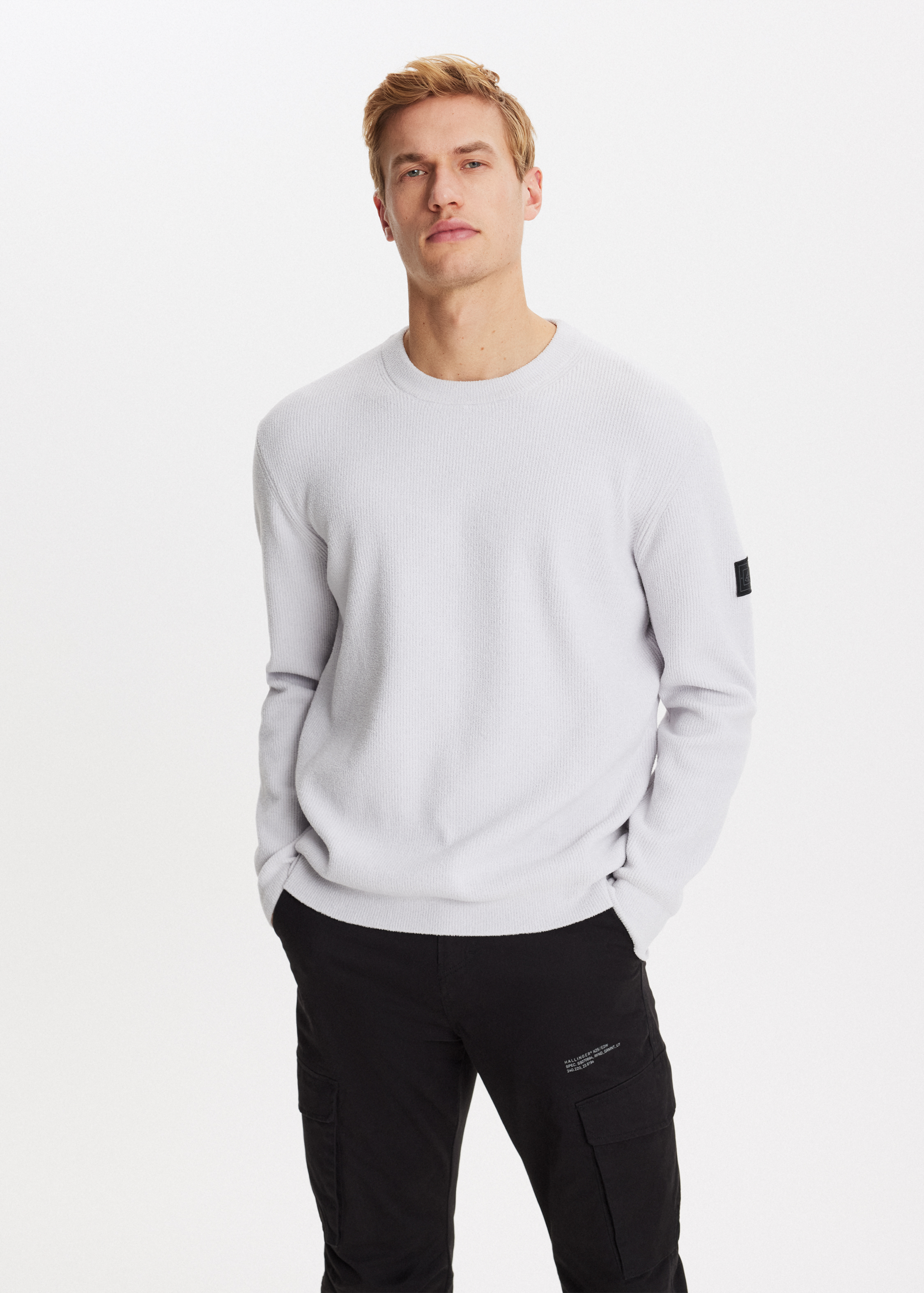 Heren Kleding The Sting Truien Heren Trui Met Structuur Grijs The