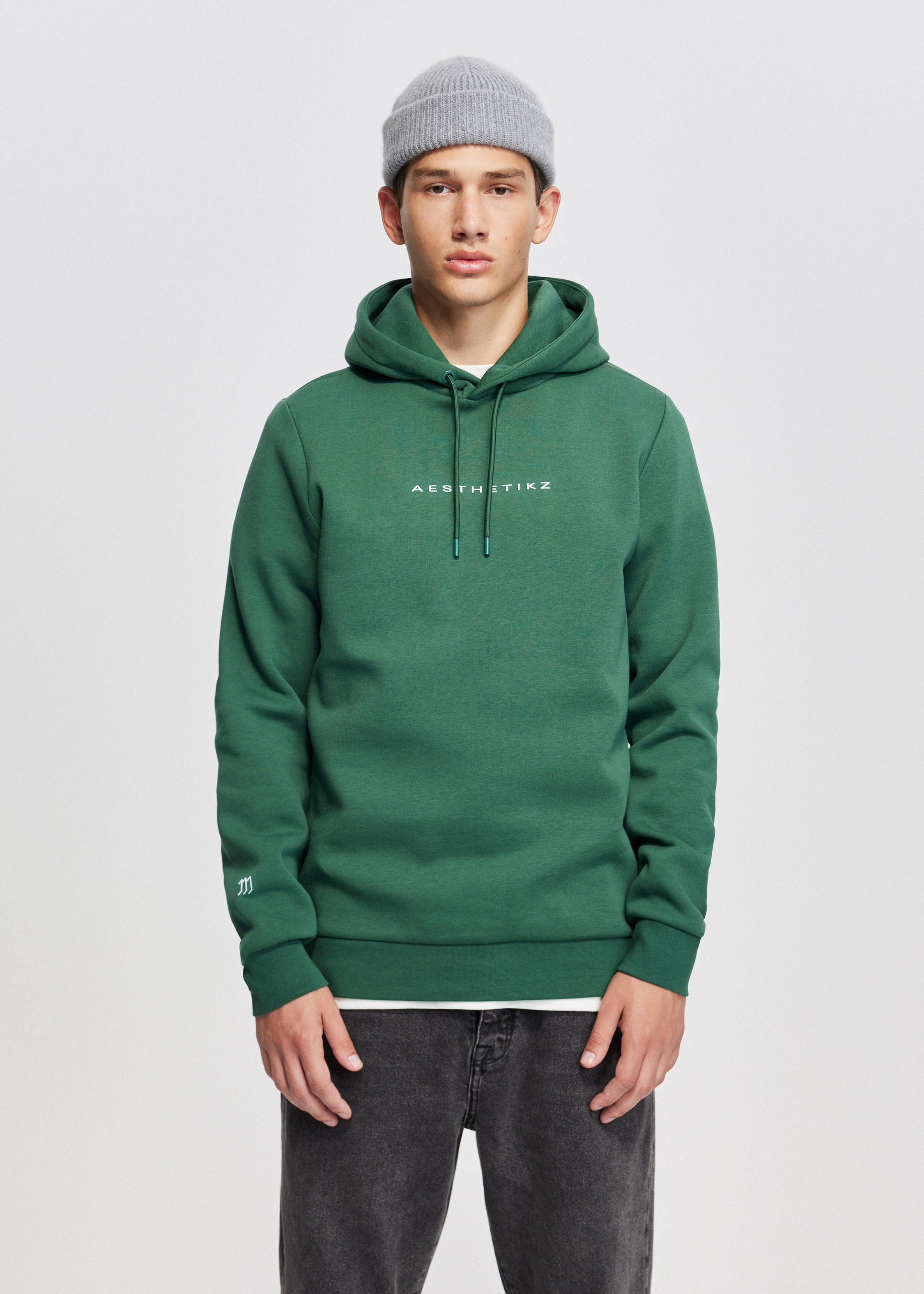 Jeans Daily Aesthetikz Trui Hoodie Met Print Mania Groen The Sting