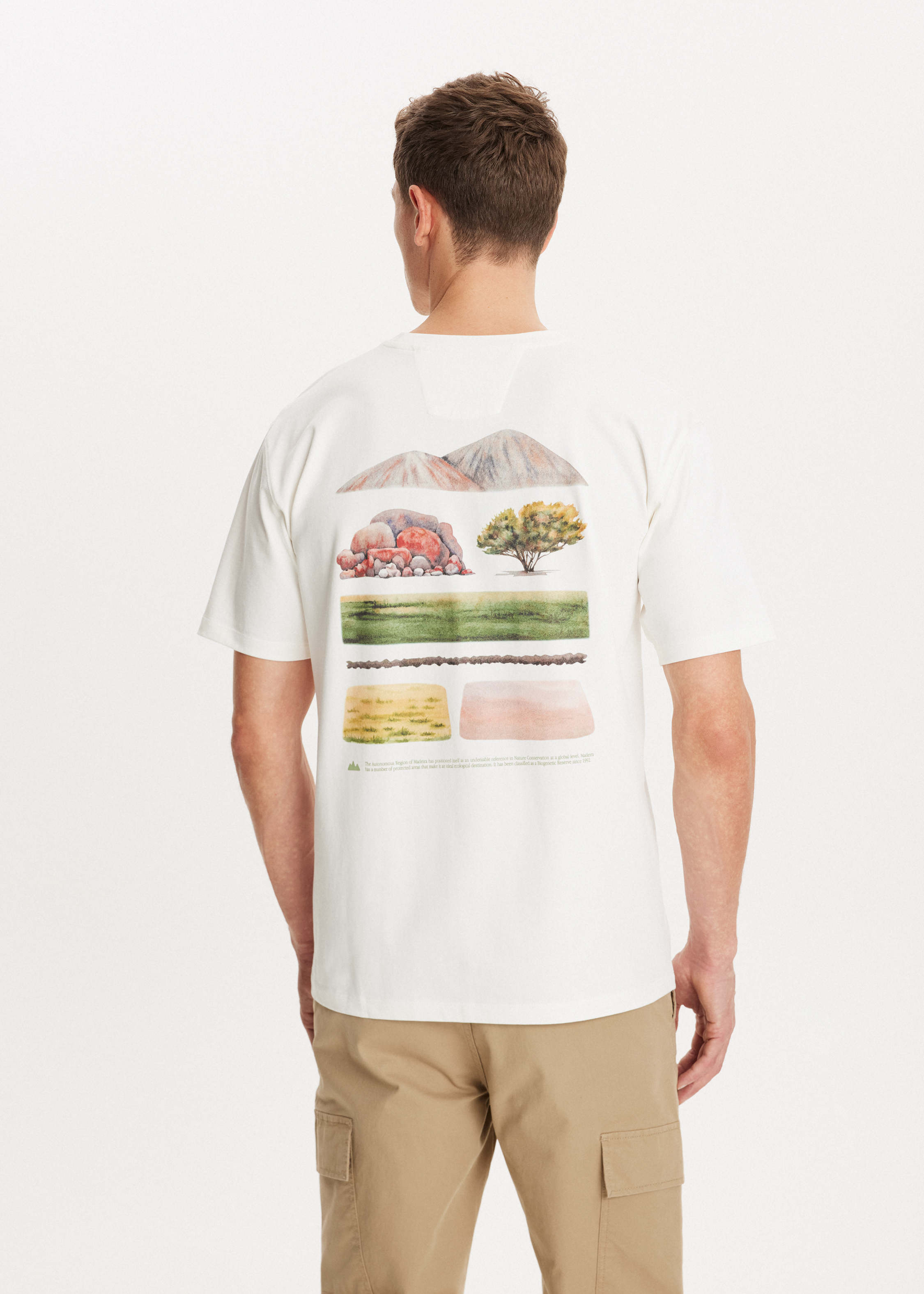 T-shirt met print nature