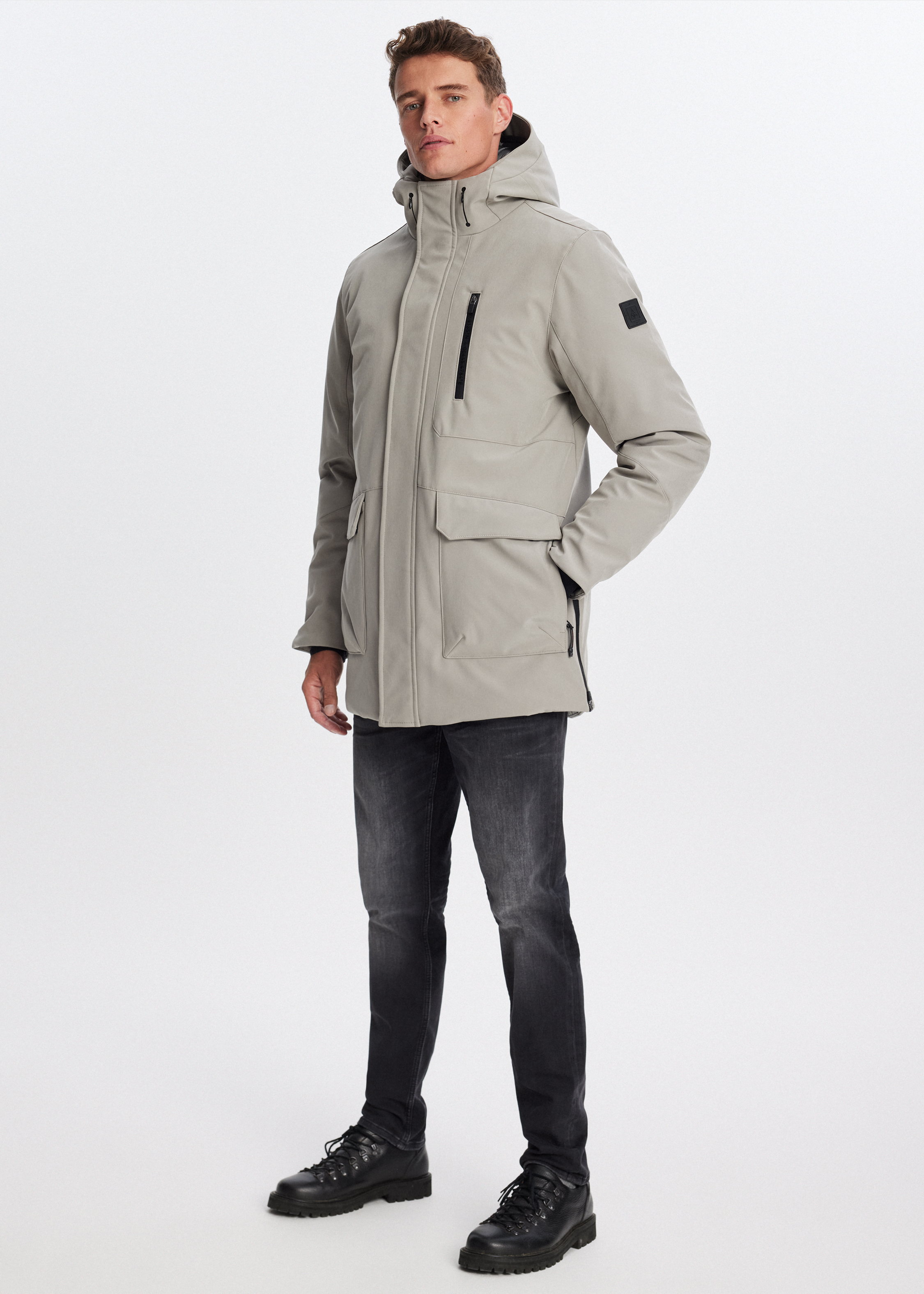 Tech parka grijs The Sting