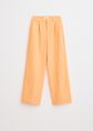 Loose fit broek met plooien, oranje, large