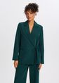 Oversized blazer met strik, donkergroen, large