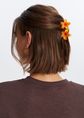 Haarclip mini set, oranje, large