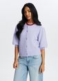 Vest met pofmouwen, lichtlila, large