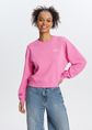 Cropped sweater, middenroze, large