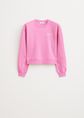 Cropped sweater, middenroze, large