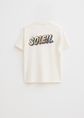 T-shirt met graphic, wit, off-white, large