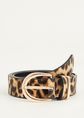 Leopard riem, meerkleurig, large