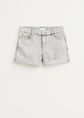 Basic denim short, grijs, used middle, large