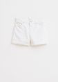 Basic denim short, wit, large