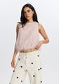 Hairy balloon top, lichtroze, large