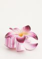 Haarclip bloem, paars, large