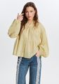 Flowy blouse, groen, olijf, licht, large