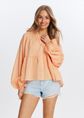 Flowy blouse, peach, licht, large