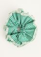 Scrunchie met ruitpatroon, groen, large