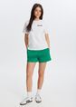 Short met streep, groen, large
