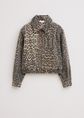 Leopard bomber jacket, meerkleurig, large