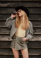 Leopard bomber jacket, meerkleurig, large