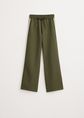 Trackpants met streep, groen, army, large