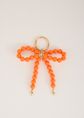 Bag charm strik, oranje, large
