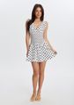 Poplin smock jurk, meerkleurig, large