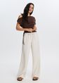 Flowy broek, ecru, large