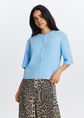 Vest met knopen, lichtblauw, large