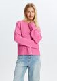 Vest met knoopsluiting, middenroze, large