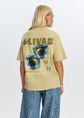T-shirt olivas, groen, olijf, licht, large