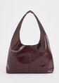 Slouchy shopper, aubergine, large