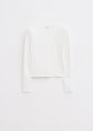 Basic longsleeve, wit, large