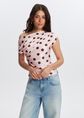 Top met stippen, lichtroze, large