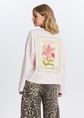 Longsleeve met bloemenprint, lichtroze, large