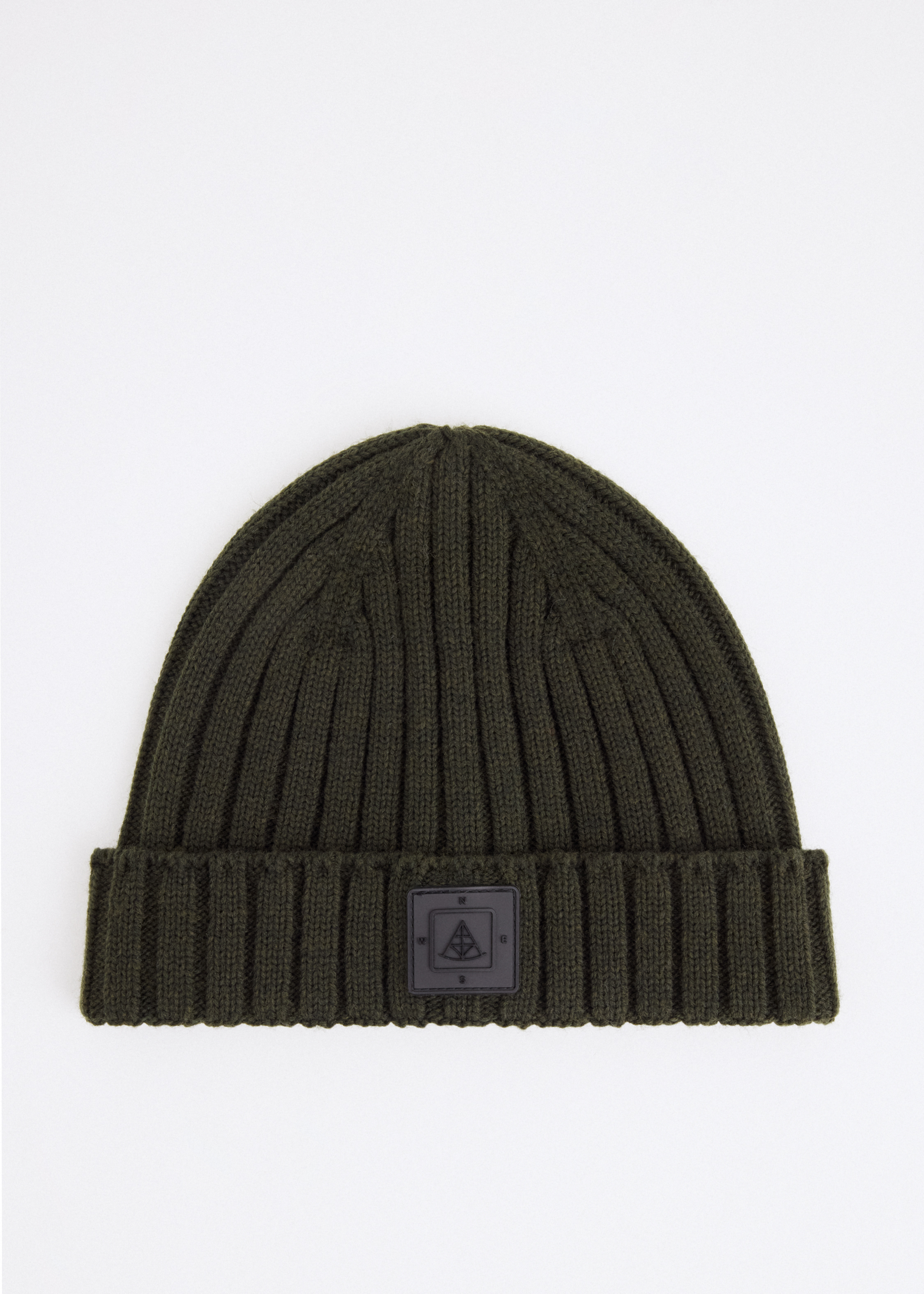 Rib gebreide beanie