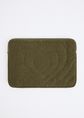 Corduroy laptophoes, groen, olijf, midden, large