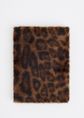 Fluffy leopard notitieboek, meerkleurig, large