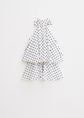 Polkadot halter playsuit, wit, large
