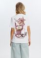 T-shirt espresso lover , wit, large