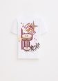 T-shirt espresso lover , wit, large