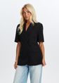 Blazer met korte mouwen, zwart, large