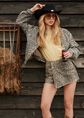 Leopard overlap skort, meerkleurig, large