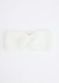 Fluffy haarband, wit, off-white, large