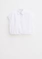 Mouwloze balloon blouse, wit, large