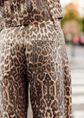 Leopard barrel jeans, meerkleurig, large