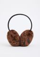 Leopard oorwarmers, meerkleurig, large