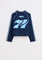 Football T-shirt met kanten details, donkerblauw, large