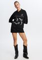 Sporty T-shirt met details, zwart, large