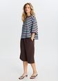 Bermuda pantalon short, donkerbruin, large