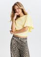 Cape gathering T-shirt, lichtgeel, large